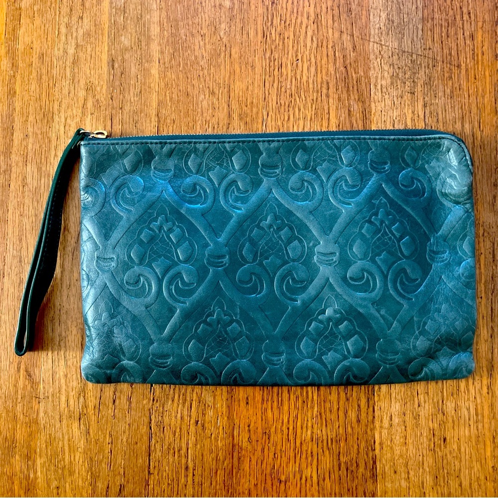 Hobo Embossed Clutch/Wristlet/Wallet